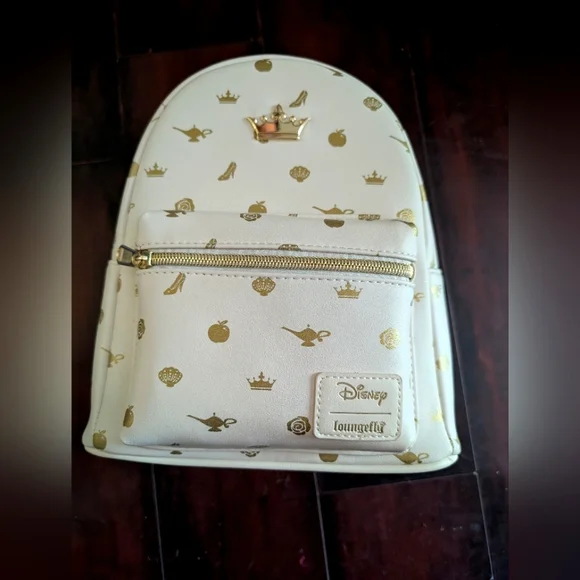 Loungefly Cream and Yellow Backpack Loungefly | Bags | Disney Cream And Yellow Belle Loungefly  main image 2